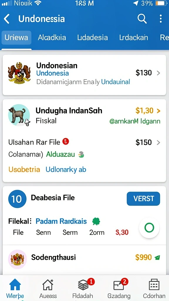 Tampilan karakter yang menawan dan unik.