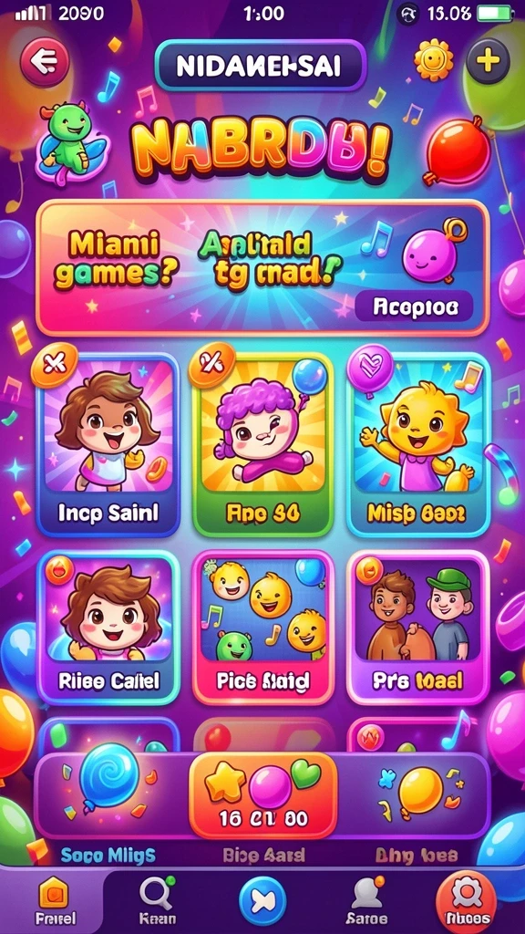 Tampilan grafis game yang memukau dan penuh warna.