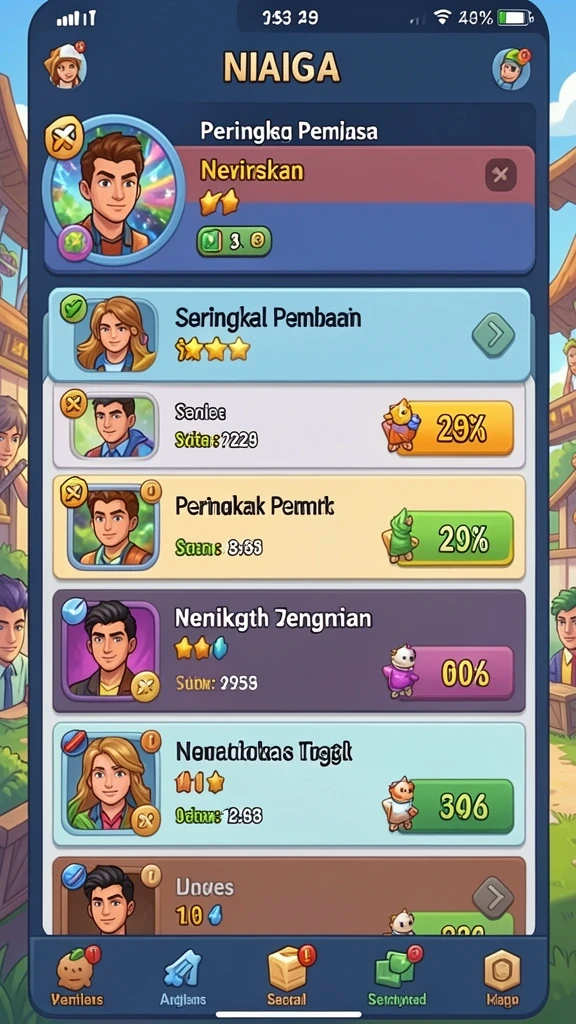 Tangkapan layar menampilkan karakter utama dalam aksi.