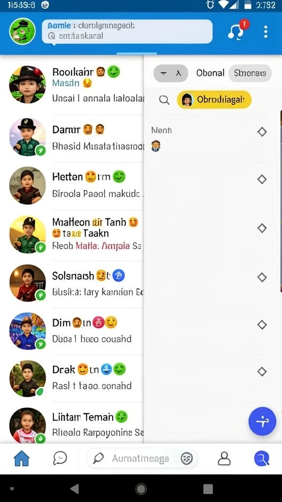 Tampilan antarmuka yang menawan dan mudah dinavigasi.