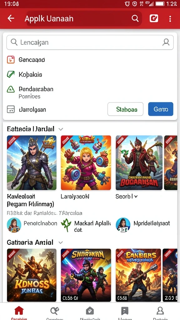 Tampilan antarmuka yang sederhana dan menarik.