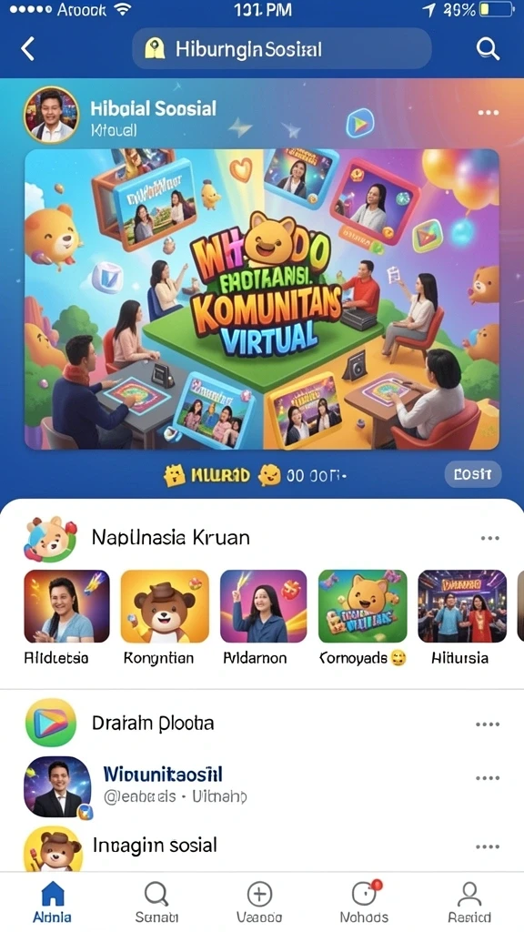 Fitur turnamen yang membuat permainan semakin kompetitif.
