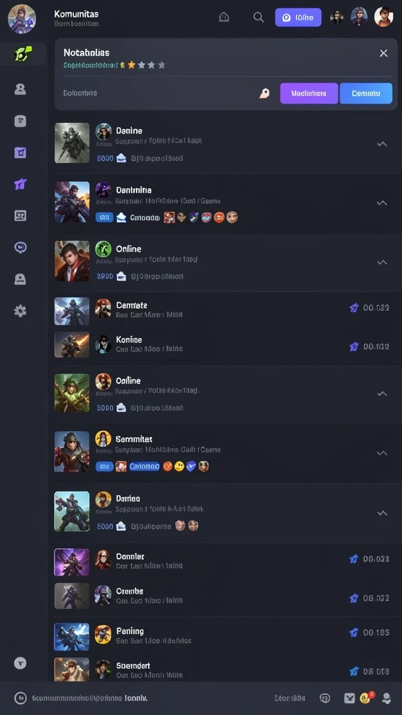 Mode multiplayer yang memperlihatkan pemain berinteraksi secara langsung.
