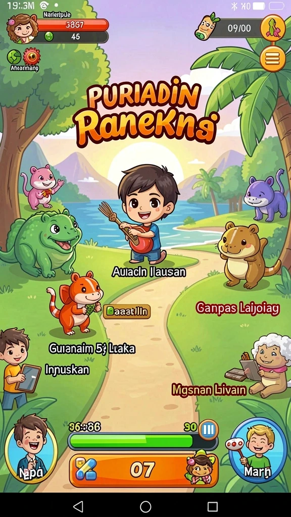 Fitur multiplayer yang memungkinkan bermain bersama teman.