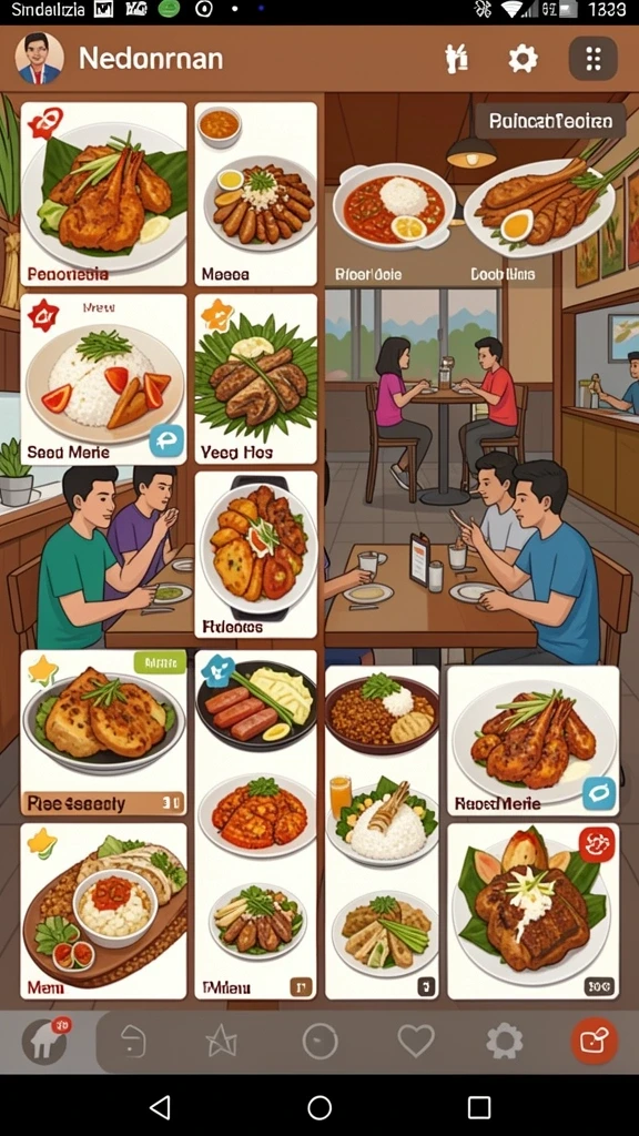 Tampilan antarmuka yang modern dan responsif.