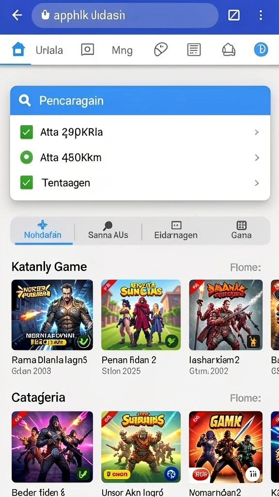 Grafis yang menakjubkan dan penuh warna.