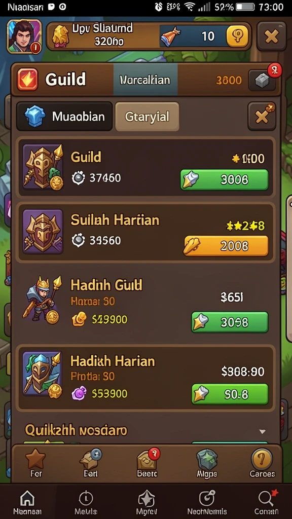 Sistem multiplayer yang memungkinkan interaksi antar pemain.