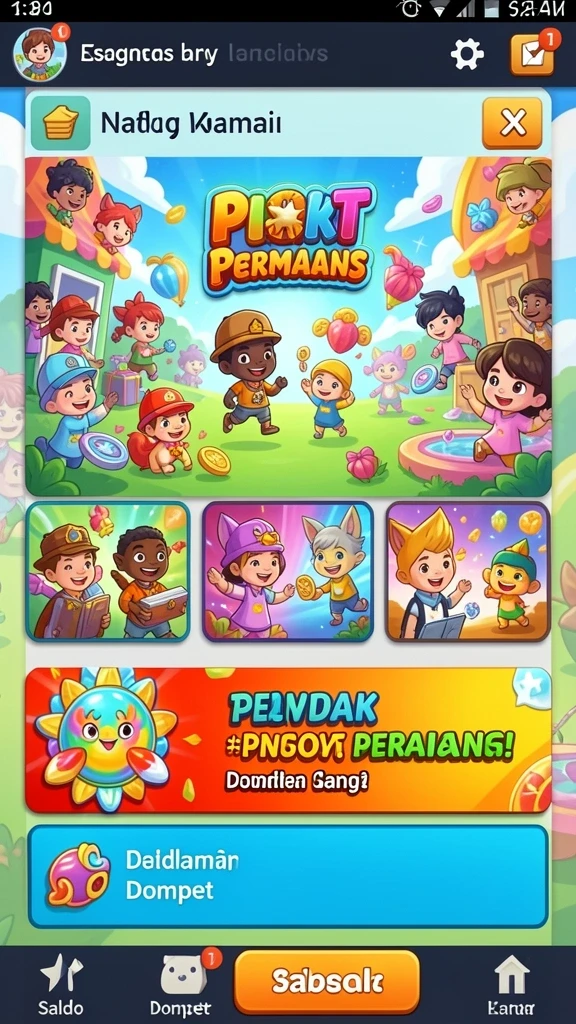 Tampilan antarmuka yang menarik dan mudah digunakan.