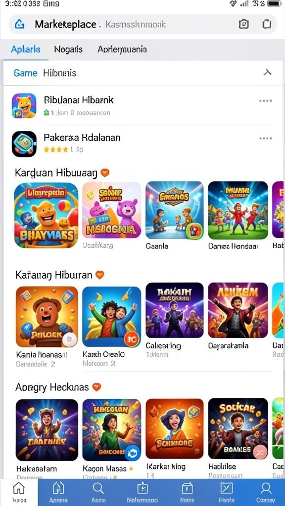 Tampilan antarmuka pengguna yang ramah dan menarik.
