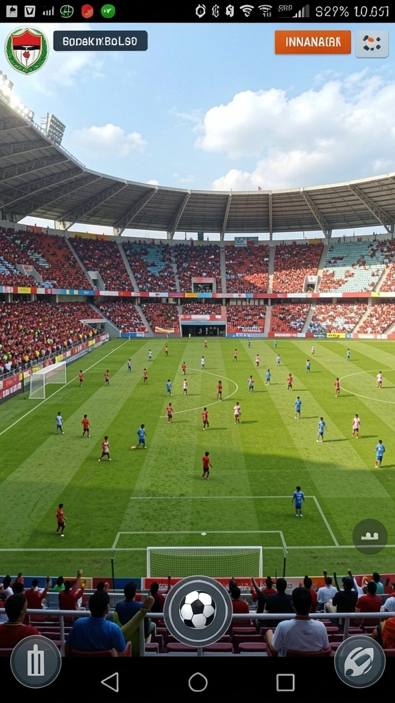 Momen pertandingan yang penuh aksi dalam GARUDA365.