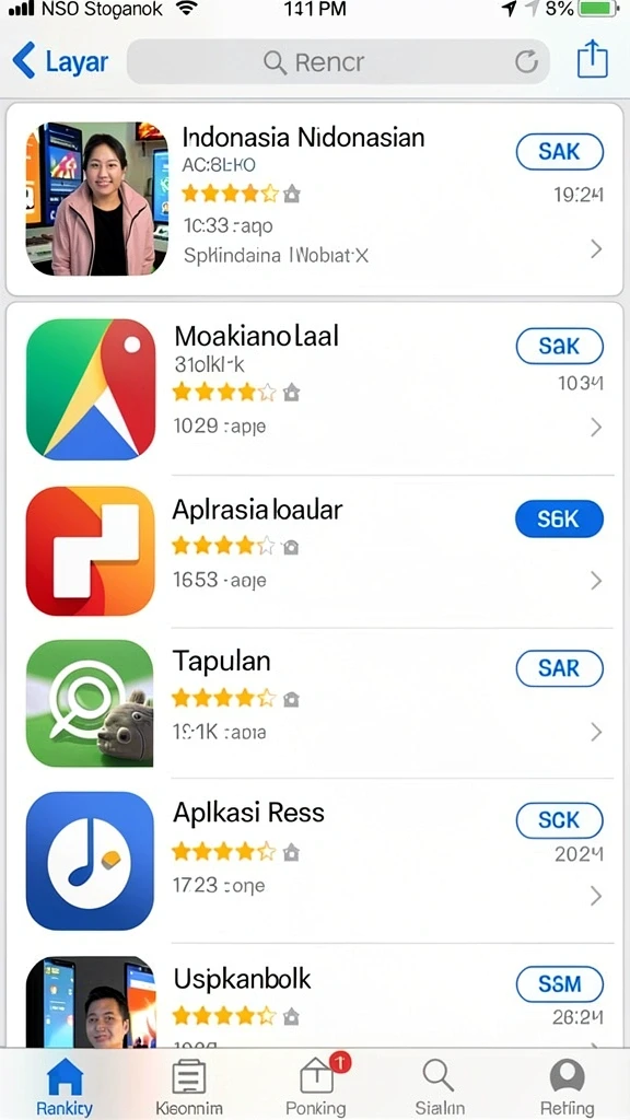 Tampilan antarmuka yang menarik dan intuitif.