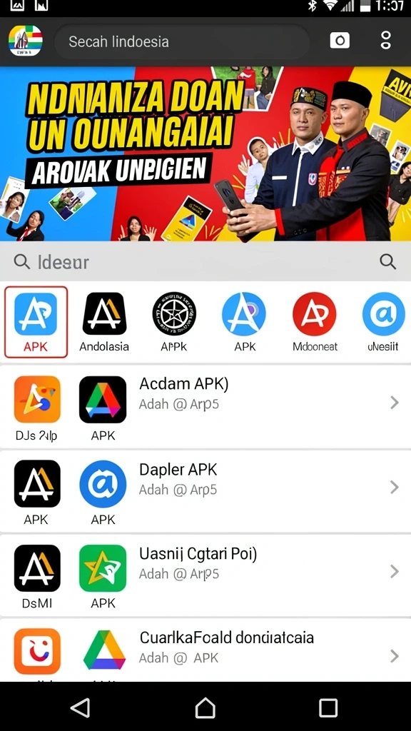 Karakter unik untuk setiap pemain.