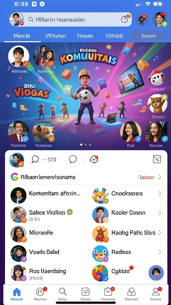 Tampilan antarmuka yang menarik dan intuitif.