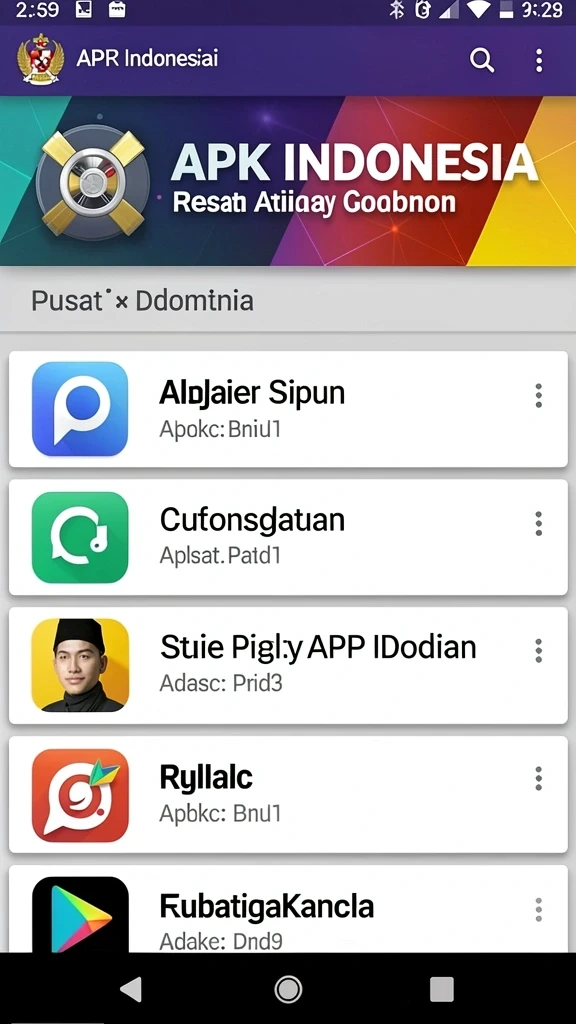 Tampilan antarmuka pengguna yang menarik.