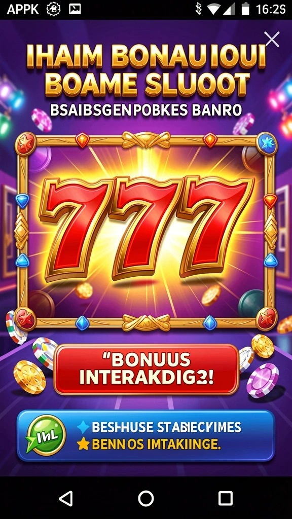 Tampilan utama aplikasi QQSLOT yang menarik.
