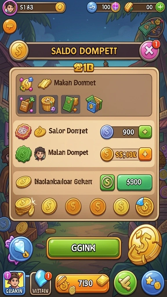 Tampilan antarmuka yang menarik dan user-friendly.