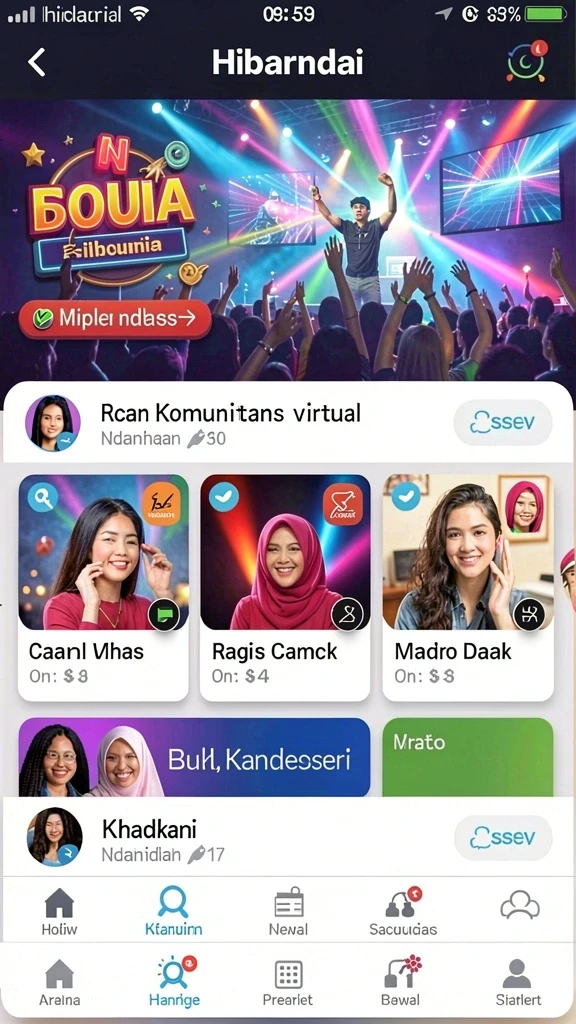 Screenshot menggambarkan karakter utama dalam aksi.