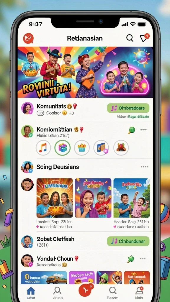 Karakter dengan kemampuan unik dalam aksi.