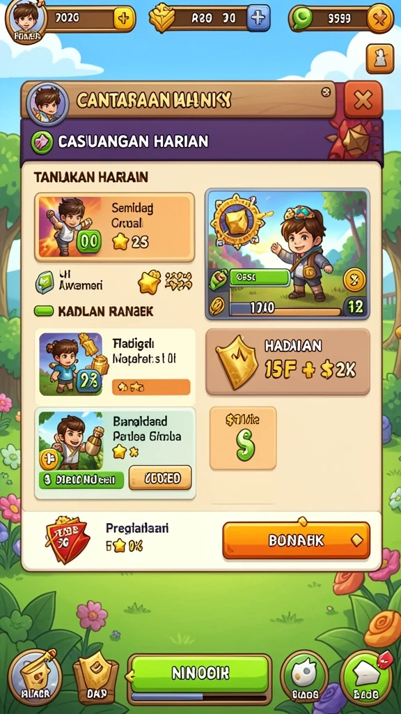 Komunitas aktif mendukung interaksi antar pemain.