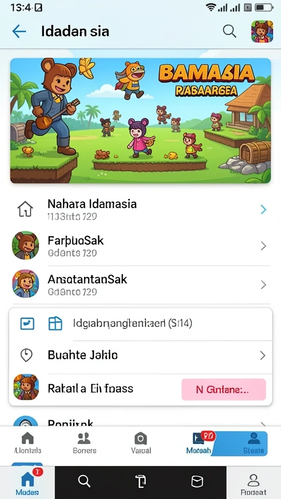 Tampilan menarik dari tema slot terbaru.