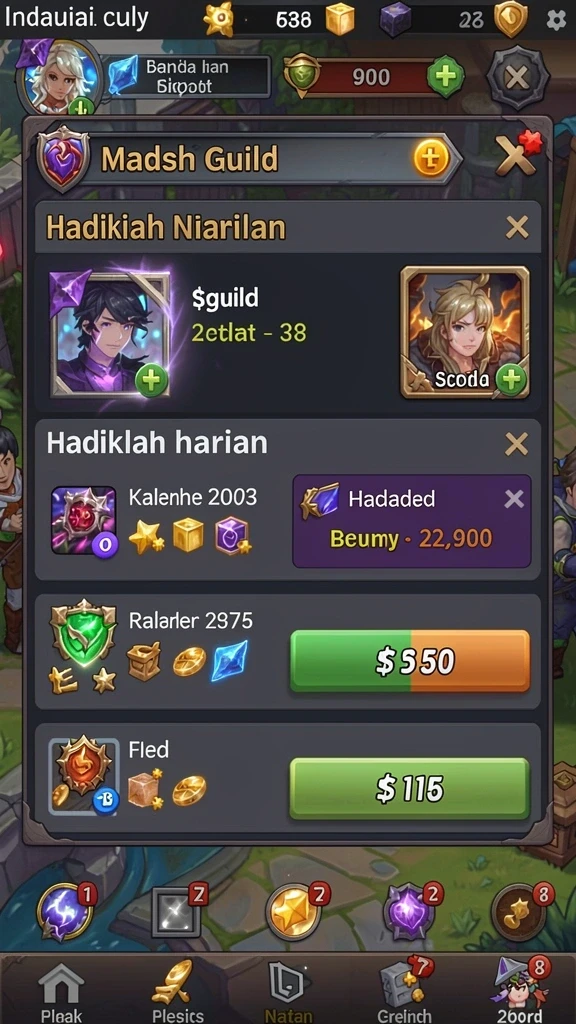 Fitur baru yang menarik dan menantang.